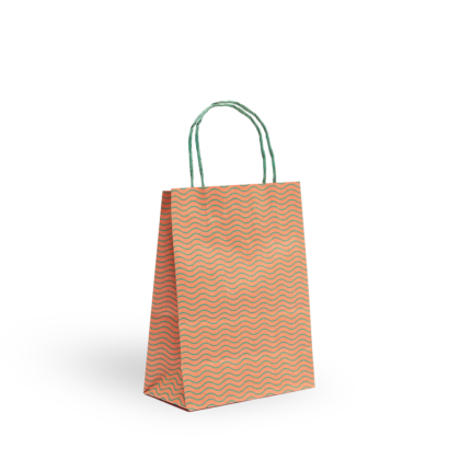 Sacola Papel 18x25x9,5cm 2001 Wave 10 unidades