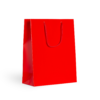 Sacola Papel 21x27x10cm 1060 Vermelho 10 unidades