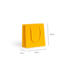 Sacola Papel 10x10x4cm 1057 Amarelo 10 unidades - Image 2