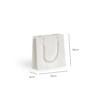 Sacola Papel 10x10x4cm 1057 Branco 10 unidades - Image 2