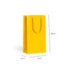 Sacola Papel 10x18x5cm 1064 Amarelo 10 unidades - Image 2