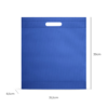Sacola TNT 35,5x39x8,5cm 1710 Azul Royal 10 unidades - Image 2